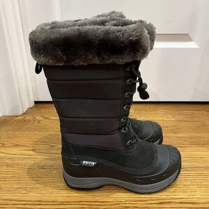 NWOT Baffin Womens Winter Snow Boots Iceland Drift Tall BLACK Size 7 Drif-W004